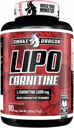L Carnitine 1500mg Lipo Carnitina Pote 90 Capsulas 100% Pura Concentrado Importado Original
