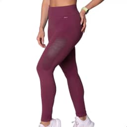Legging Academia Poliamida Cintura Alta Microfuros Sem Costura Fitness Selene