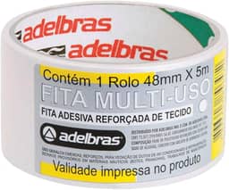 Fita Silver Tape, Branca, 48mmX5mts, Adelbras