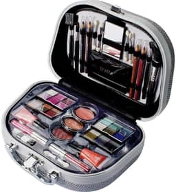 Maleta de Maquiagem Profissional Fenzza FZ60003 Prata - Estojo Organizador Portátil, Design Elegante