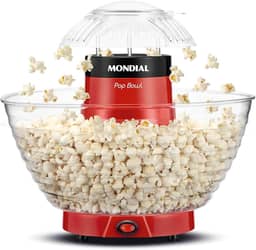 Pipoqueira Pop Bowl, Mondial, Vermelho, 1200W, 220V - PP-05