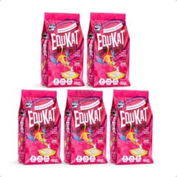 Kit 5 Areia Higiênica Sanitária Para Gatos 4kg EduKat Super Premium Natural Alfa Pet