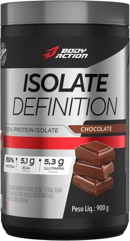 Whey Protein Isolado Isolate Definition 900g Sabor Chocolate Bodyaction