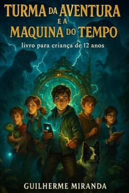 Livro para criança de 12 anos: Turma da Aventura e a Maquina do Tempo (Turma da Aventura: Viajantes do Tempo) (Portuguese Edition)
