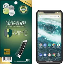 Pelicula HPrime NanoShield para Motorola One, Hprime, Película Protetora de Tela para Celular, Transparente