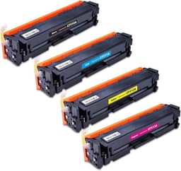 Kit Colorido de Toner Compatível CF510A CF511A CF512A CF513A 204A Marca Premium Para M154a M154nw M180n M180nw M181 M181fw