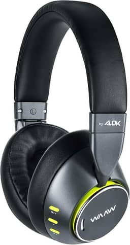 WAAW by ALOK Fone de Ouvido SENSE 210 Bluetooth Over Ear com Conectividade P2 e Bateria de Até 40 Horas