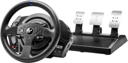 Thrustmaster T300RS GT, Volante e 3 Pedais, PS5, PS4, PC, Efeitos Force Feedback REALSIMULATOR, Motor sem Escovas, Sistema de Duas Correias, Tecnologia Magnética, Volante Intercambiável