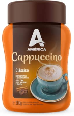 Cappuccino em Pó América Clássico Pote 200 g