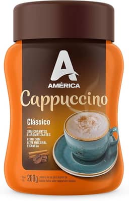 Cappuccino em Pó América Clássico Pote 200 g