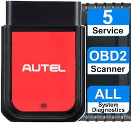 Autel MaxiAP AP200 com estojo Obd2 Scanner Bluetooth 25 funções de serviço, ferramenta de digitalização de diagnóstico OBDII automático para iOS e Android, sistema completo leitor de código com as mesmas funções do MK808 Advanced AL329