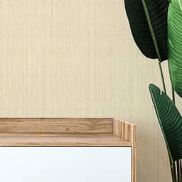 Papel De Parede Adesivo Linho Tons Bege Rolo 5m