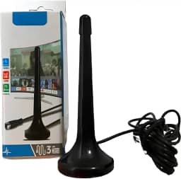 Antena Digital Interna Amplificada Hdtv/uhf/vhf Cabo 3 Mts