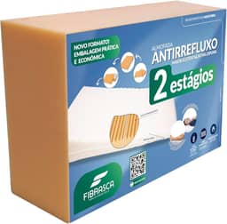 Travesseiro Antirrefluxo 2 Estágios – Rampa Terapêutica para Refluxo – Embalagem Compacta – Branco - Fibrasca