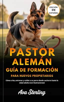 PASTOR ALEMÁN GUÍA DE FORMACIÓN PARA NUEVOS PROPIETARIOS: Cómo criar, entrenar y cuidar a su perro desde cachorro hasta la edad adulta (con ilustraciones) (Spanish Edition)
