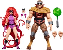 Marvel Legends Series Inhumans Medusa & Gorgon Two-Pack, 2 Fantastic Four Comics-Inspired Collectible 6-Inch Scale Action Figures