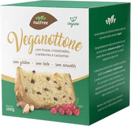 Mini panetone vegano frutas