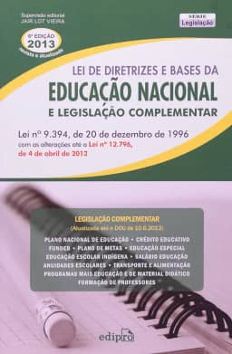 Lei de diretrizes e bases da educação Nacional até Lei 12.796 de 4 de Abril de 2013