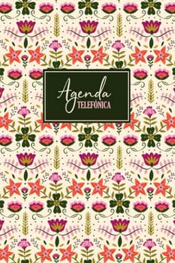 Agenda Telefónica: Organizador de Direcciones, Teléfonos y Emails | Encabezado alfabeto | Notebook con más de 400 espacios para guardar contactos