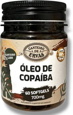 Óleo de copaíba 700mg 60 cápsulas