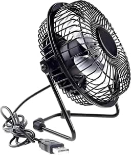 Mini Ventilador USB de Mesa Silencioso Portátil - Compacto para PC, Notebook e Escritório