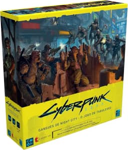 Galápagos, Cyberpunk 2077: Gangues de Night City, Jogos de Tabuleiro para Gamers, 1 a 4 jogadores, 90 a 120 minutos por partida.