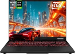 ASUS TUF A16 Copilot+ Laptop para jogos, AMD Ryzen 9 270, 32 GB DDR5 RAM, 1 TB PCle SSD, 16 polegadas FHD+ (1920 x 1200) 165 Hz, Nvidia G-Force RTX 5070, teclado RGB de 1 zona, W11 Home, cinza Jaegar