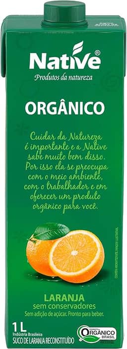 Suco de Laranja Orgânico Native 1L