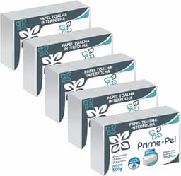 Papel Toalha Interfolha Branco Luxo Banheiro 5000 Folhas