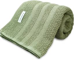 Toalha De Rosto Buddemeyer Vanilla Extra Soft 100% Algodão Alta absorção Macia Grande 48 x 80cm (Verde 1171)