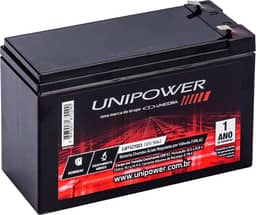 BATERIA 12V 9.0AH (UP1290), UNIPOWER, Preto