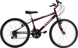 Bicicleta de Passeio Saidx Bike - Aro 24 de 18 Marchas - Freios V Brake