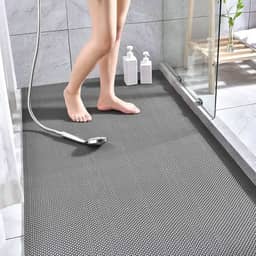 BEMMY Tapete De Drenagem Antiderrapante 0.8 * 1.2M, Tapete Antiderrapante de PVC Para Box Banheiro Pisicna e Piscina