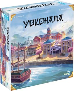 Synapses Games , Yokohama, Jogo De Tabuleiro Estratégia, Colocação Trabalhadores No Japão, 2 A 4 Jogadores, 90 Minutos, Idades 14+