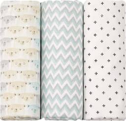 Papi Textil Cueiro Flanelado Papi Baby Estampado 80Cm X 80Cm 03 Un Verde