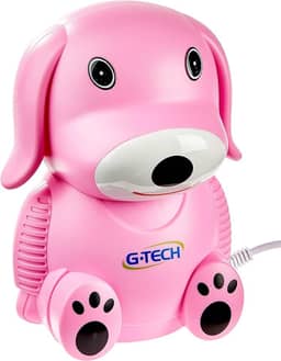 G-Tech Inalador Nebulizador Nebdog Bivolt Rosa