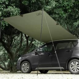 FEIWOOD GEAR Toldo De Carro Portátil Para Suv, Toldo De Veículo Para Van De Acampamento, Caminhão, Não Precisa De Ferragens De Rack De Teto À Prova D'Água Uv50+