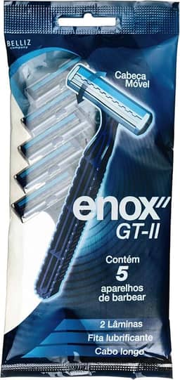 Enox Aparelho Descartável Gt2 Pacote C/ 5 Aparelhos