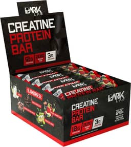 Creatine Protein Bar, Dark Lab, Display 12 Unidades, Frutas Vermelhas
