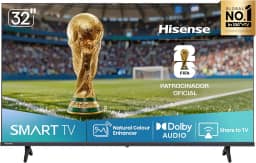 Hisense Smart TV HD 32" Polegadas 32A4NV com HDR10, DTS Virtual X, Compatibilidade Alexa e Google Home