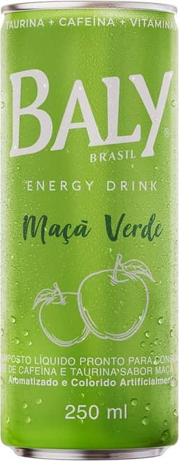 Baly Energético Maça Verde 250 Ml 1 unidade