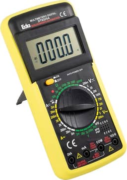 EDA Multímetro Digital Com Capacímetro 9Kf Preto