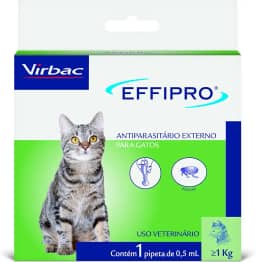 Virbac Effipro Antipulgas e Carrapatos para Gatos com 1 Pipeta