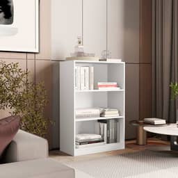 Prateleira Organizadora para Escritório Livros Estudos Start (Branco)