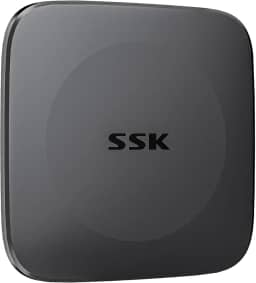 SSK SSD externo de 256 GB, disco rígido SSD portátil de até 550 MB/s, unidades de estado sólido tipo C + USB A Unidade de armazenamento externo USB 3.2 GEN2 USB C para iPhone 15/Android/Windows/Tablet