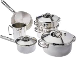 Jogo de Panelas em Aço Inox 6 peças Solar Tramontina