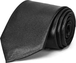 Gravata de cor sólida, gravata formal para homens, gravatas para homens, gravata preta masculina, gravatas pretas para homens