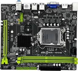 Placa Mãe LGA 1151 32GB RAM DDR4 Intel H310 3 portas SATA 3.0 e 1 para SSD M.2 Micro-ATX USB 3.0 HDMI e Ethernet Gigabit