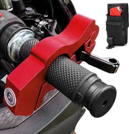 Travas de motocicleta antifurto - Trava de motocicleta resistente para bloqueio de aderência Travas de freio anti-roubo, travas de motocicleta Freio dianteiro em trava de ciclomotor de bicicleta e