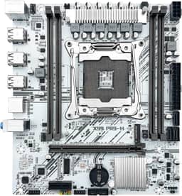 QUASAR X99 PR9-H Placa-Mãe ATX, LGA 2011-3, DDR4, M.2 NVMe, SATA 3.0, USB 3.0, Branca